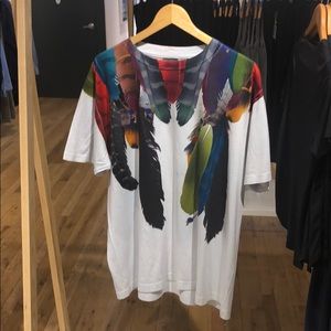Feather T-Shirt-IRIDIUM
